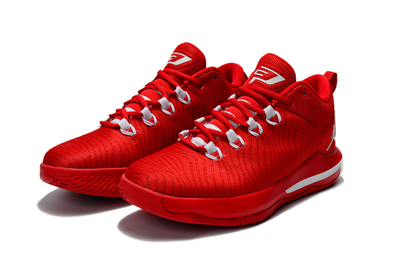 2017 Jordan CP3 X Elite All Red White - Click Image to Close