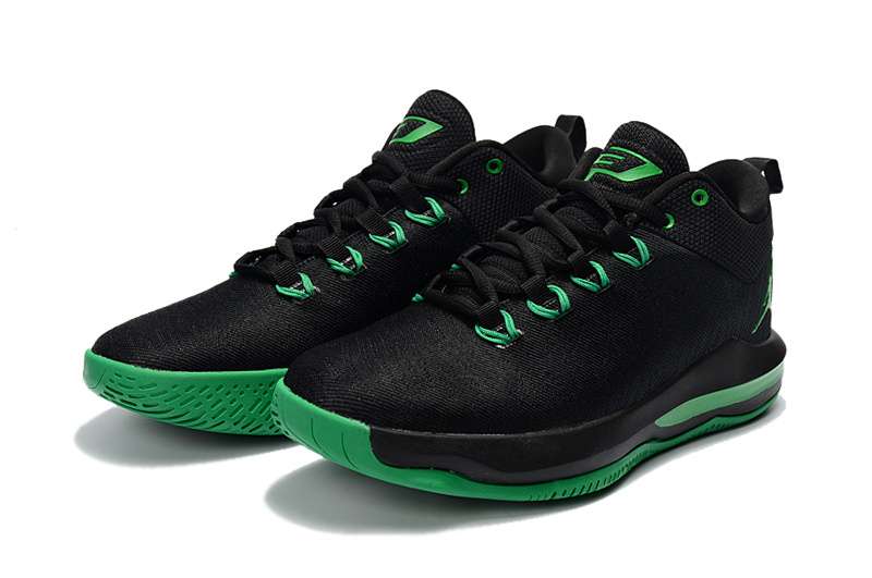 2017 Jordan CP3 X Elite Black Green - Click Image to Close