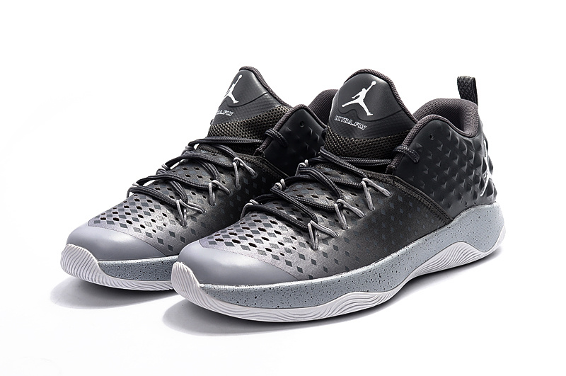 2016 Jordan Extra Fly Black Grey Basketball Shoes