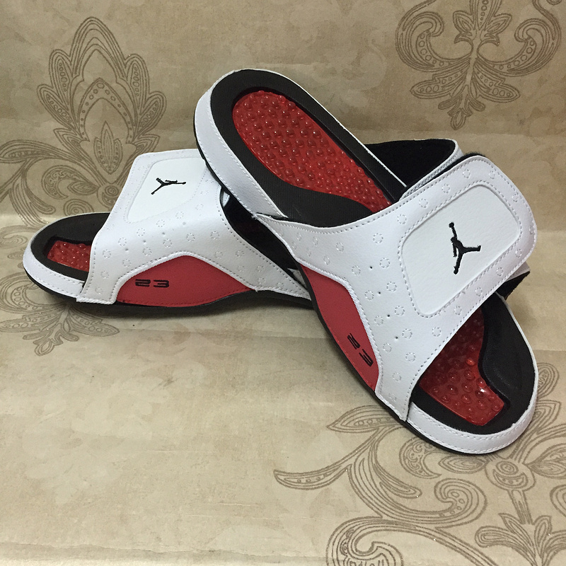 2017 Jordan Hydro XIII Retro White Red Black - Click Image to Close