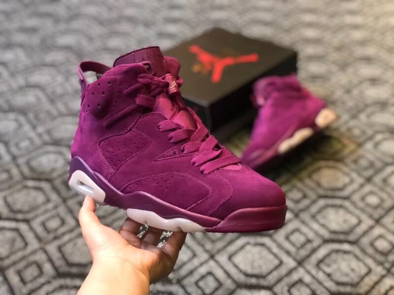 New Jordas 6 Bordeaux Wine Red Shoes