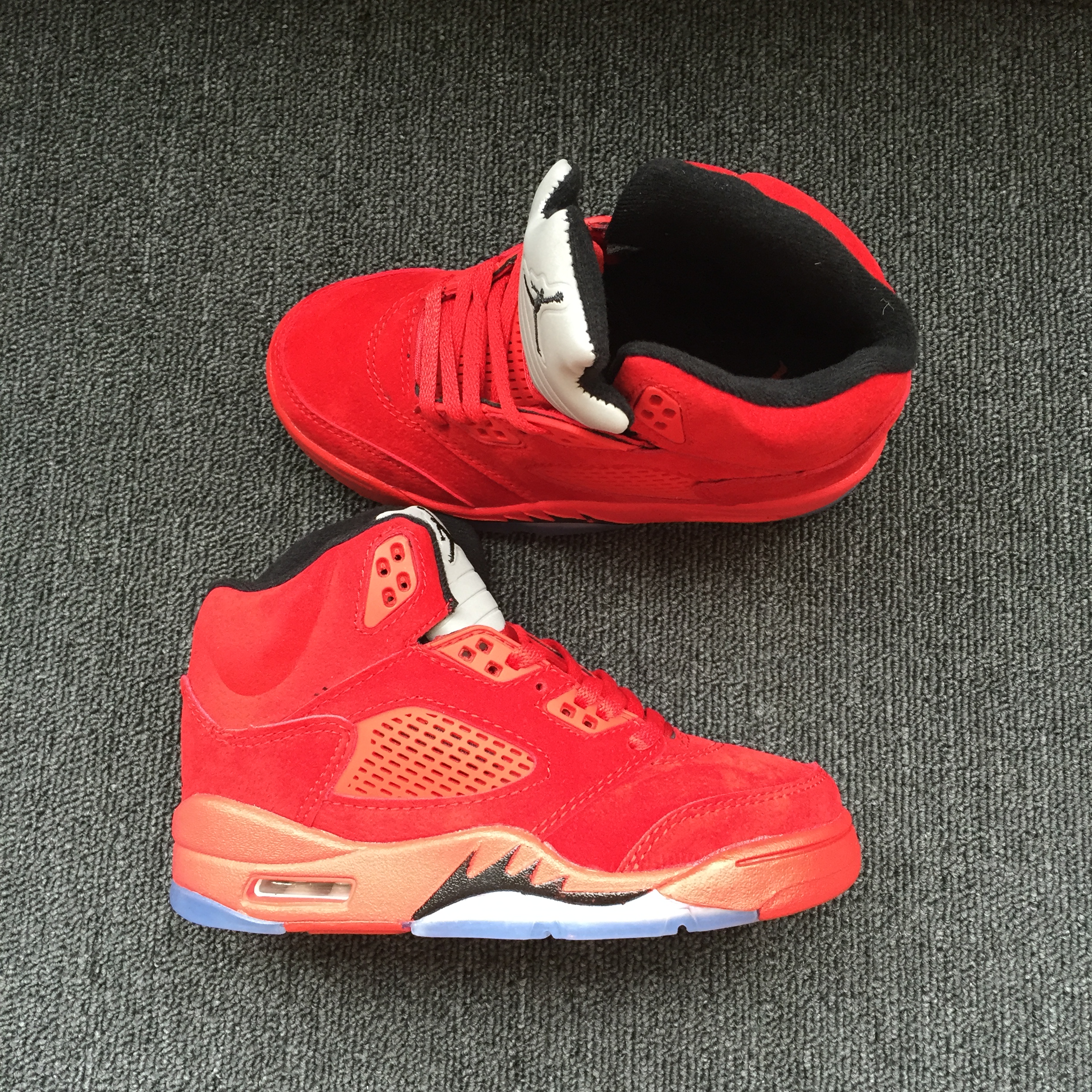 Kids 2017 Jordan 5 Bulls Red