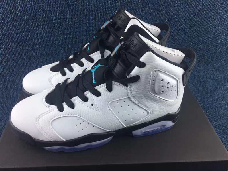 2017 Women Air Jordan 6 Retro White Black Green Shoes - Click Image to Close