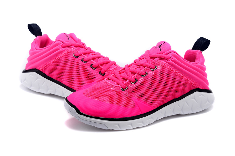2015 Jordan Running Shoes For Women Pink Black White - Click Image to Close