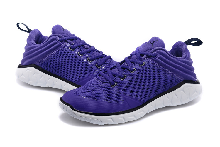 2015 Jordan Running Shoes For Women Purple White - Click Image to Close