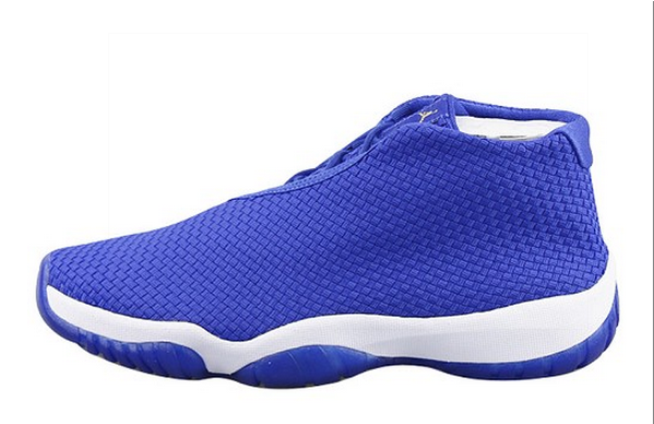 Newly Air Jordan Future Blue White Basketball Shoes - Click Image to Close