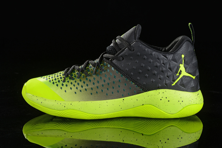 Nike Jordan Extra Fly Black Green Basketball Basketball Shoes