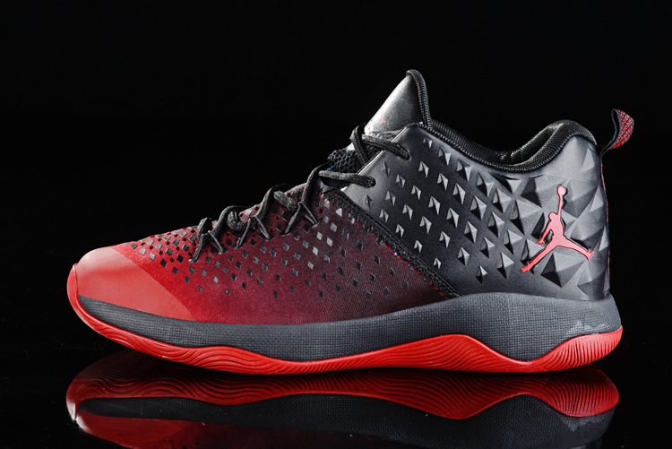 Nike Jordan Extra Fly Black Red Basketball Basketball Shoes