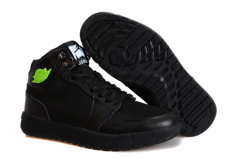 Nike Jordan 1 Trek All Black Climbing Shoes - Click Image to Close