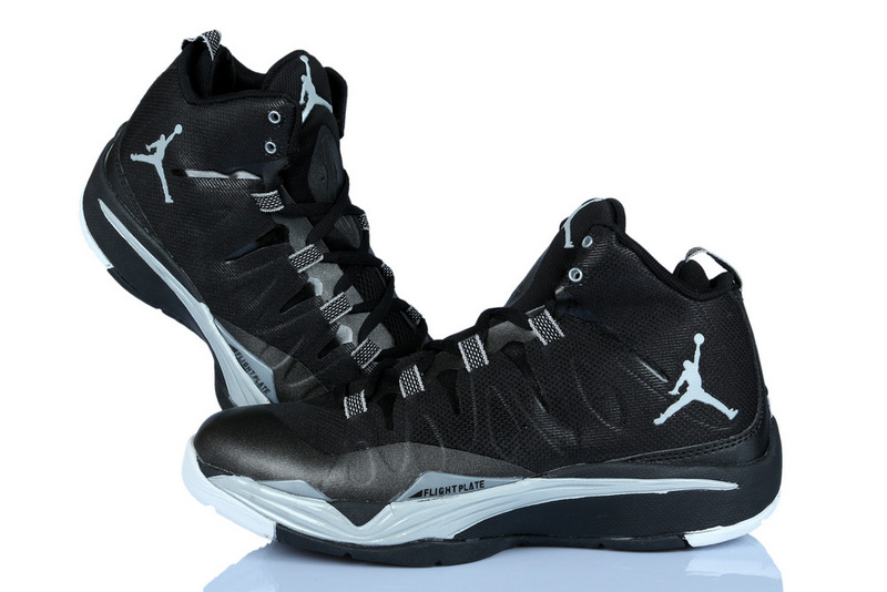 Nike Jordan Griffin Supper Fly 2 Black Grey Basketball Shoes - Click Image to Close