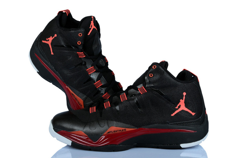 Nike Jordan Griffin Supper Fly 2 Black Red Basketball Shoes - Click Image to Close