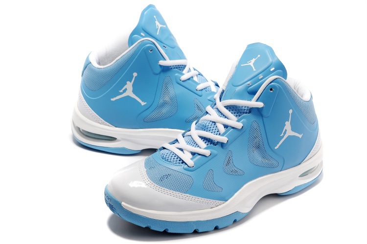 Nike Jordan Play In These Light Blue White Basketball Shoes - Click Image to Close