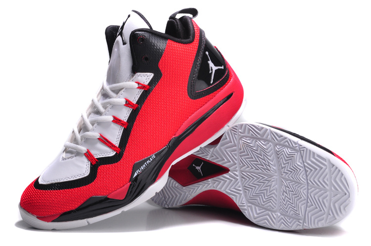 Nike Jordan Super Fly 2 PO Red Black White Basketball Shoes
