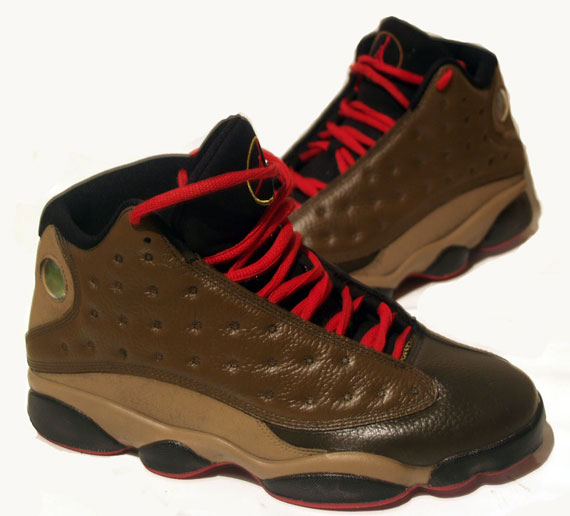 Official Air Jordan 13 High Brown Shoes