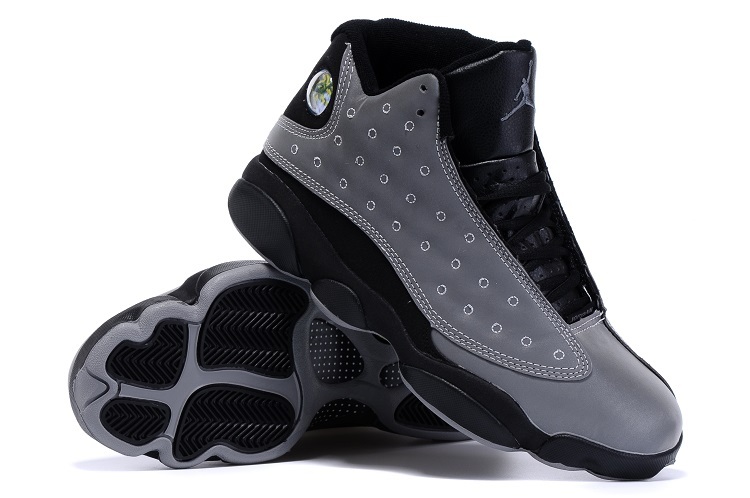 Latest Air Jordan 13 Doernbeacher Grey Black Shoes - Click Image to Close