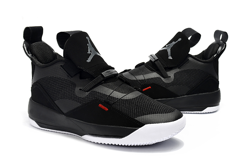 Women Air Jordan 33 Black White Shoes - Click Image to Close