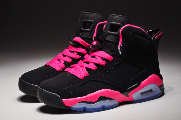 Women Air Jordan 6 Cool Pink Basketball Shoes - Click Image to Close