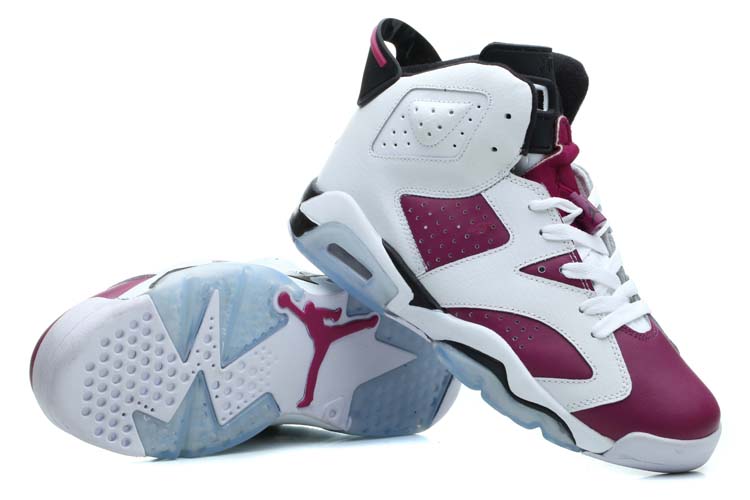 Women Air Jordan 6 Grape Purple Shoes - Click Image to Close