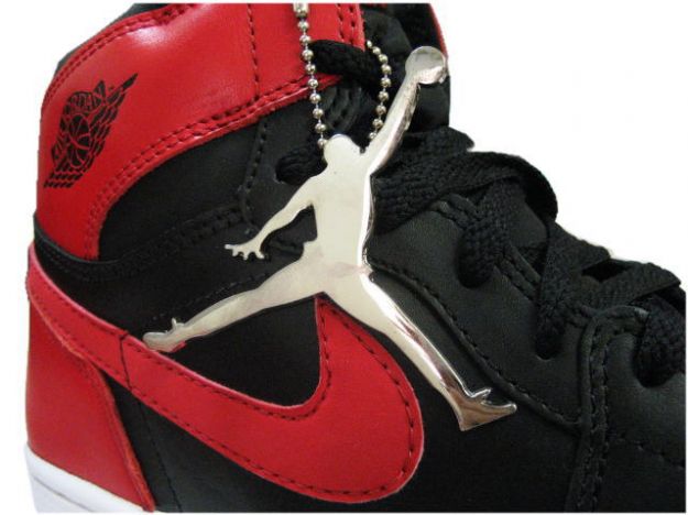 Authentic Air Jordan 1 Black Varsity Red White Shoes