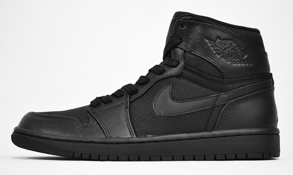 Authentic Air Jordan 1 I Retro High Black Black Anthracite Shoes - Click Image to Close