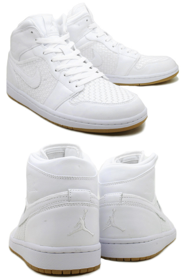 Authentic Air Jordan 1 I Retro High Premier White Metallic Platinum Shoes - Click Image to Close