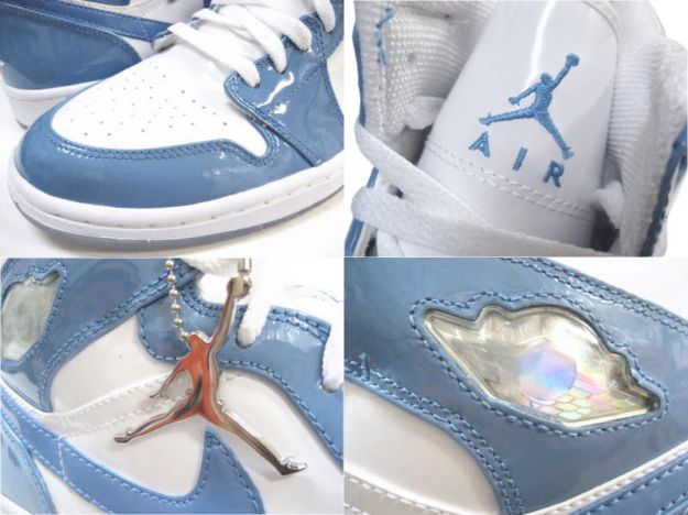 Authentic Air Jordan 1 Retro Carolina White University Blue Shoes - Click Image to Close