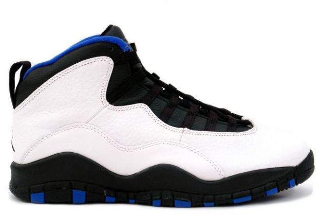 air jordan 10 original new york knicks white black royal blue orange flame shoes - Click Image to Close