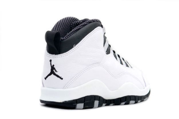 air jordan 10 original steels white black light steel grey shoes - Click Image to Close