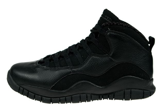 air jordan 10 retro all black shoes - Click Image to Close