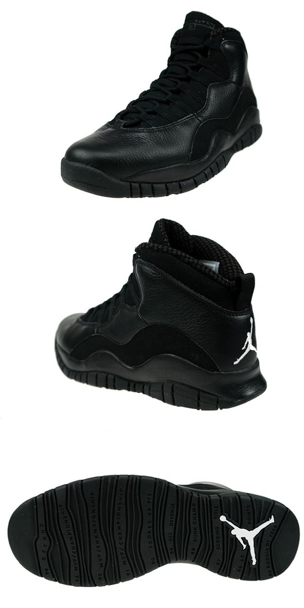 air jordan 10 retro all black shoes - Click Image to Close