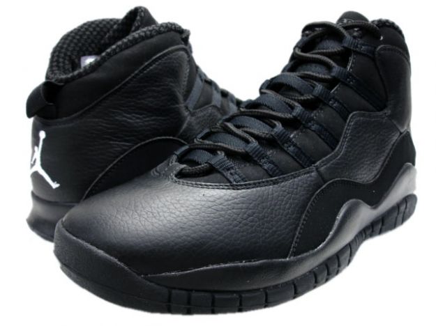 air jordan 10 retro all black shoes - Click Image to Close