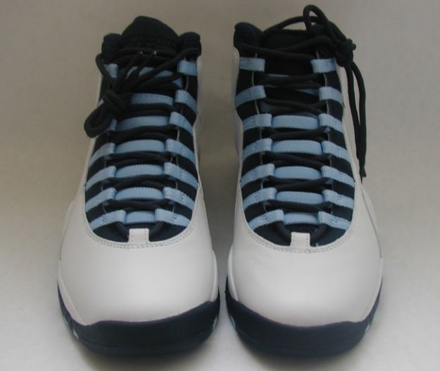 air jordan 10 retro ice blue white obsidian ice blue varsity red shoes