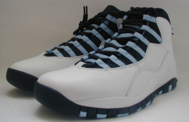 air jordan 10 retro ice blue white obsidian ice blue varsity red shoes
