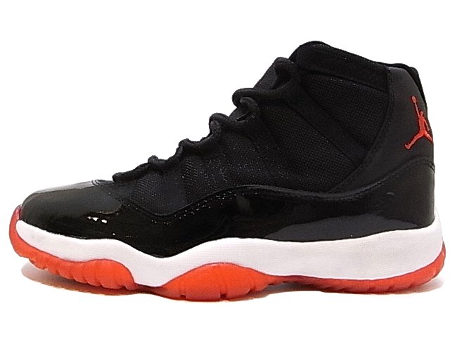 air jordan 11 retro black varsity red white shoes