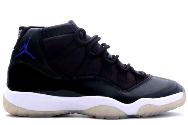 air jordan 11 retro space jams black varsity royal white shoes