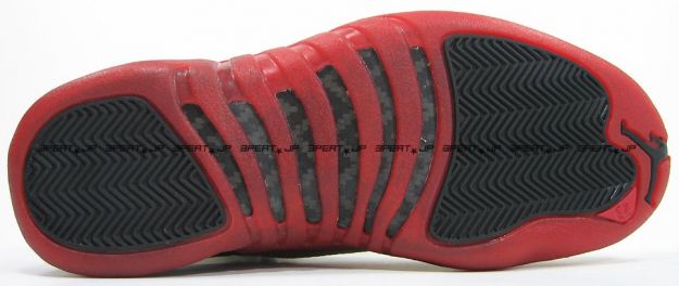 air jordan 12 original playoffs black varsity red shoes