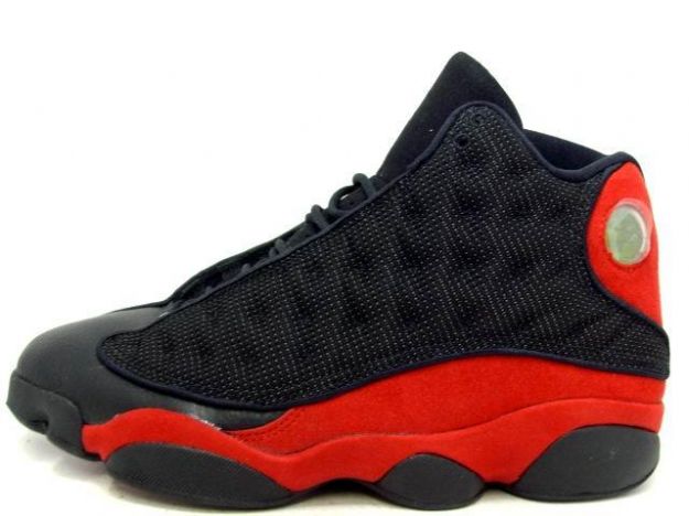 air jordan 13 original black varsity red shoes