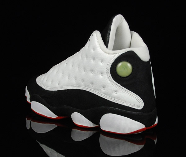 air jordan 13 original white true red black shoes - Click Image to Close