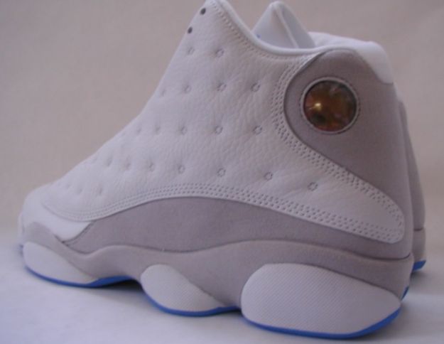 air jordan 13 retro white grey university blue shoes - Click Image to Close