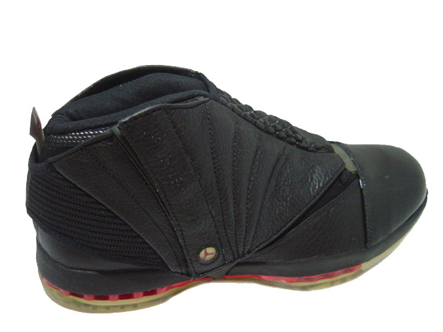 original air jordan 16 black varsity red shoes