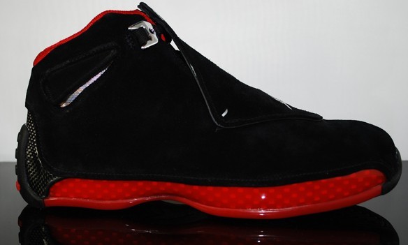 Original Air Jordan 18 Black Varsity Red Countdown Package Shoes - Click Image to Close