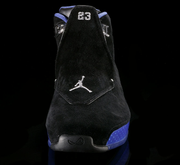 original air jordan 18 black royal blue shoes