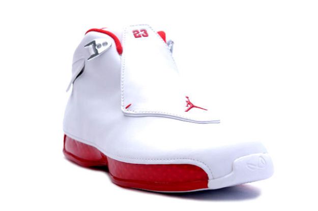 original air jordan 18 white varsity red shoes - Click Image to Close