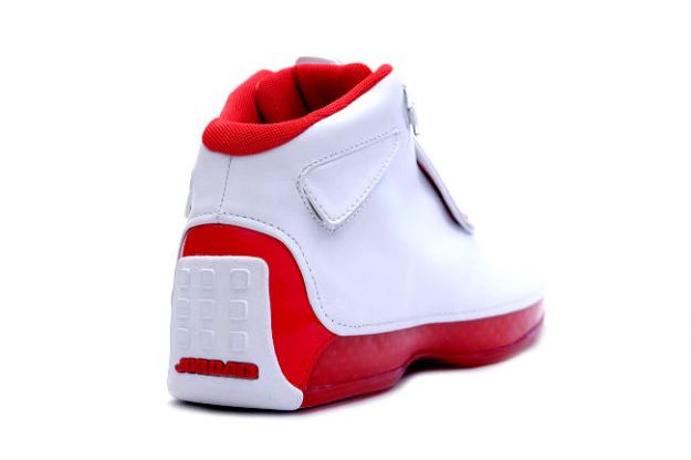 original air jordan 18 white varsity red shoes