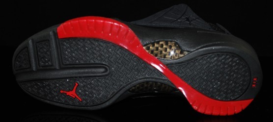 Original Air Jordan 19 Black Chrome Varsity Red Countdown Package Shoes