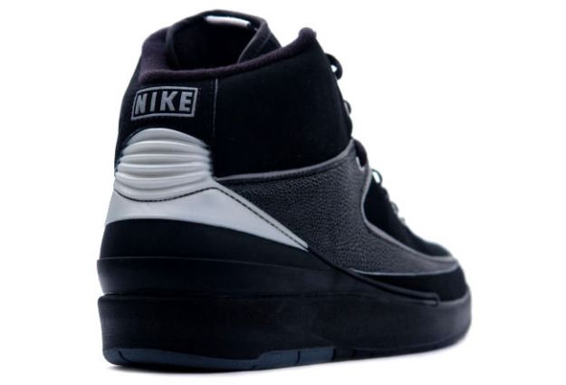 Authentic Air Jordan 2 Retro Black Chrome Shoes
