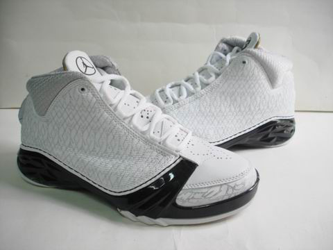 jordan 23 shoes black and white
