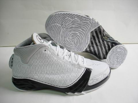 Air Jordan 23 White Grey Black Shoes - Click Image to Close