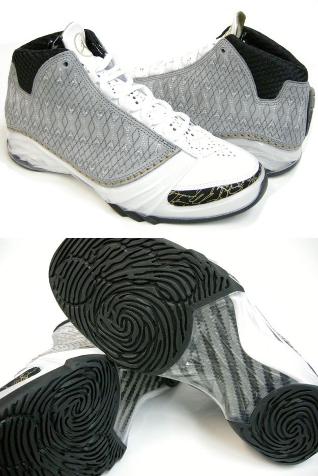 Air Jordan 23 White Stealth Black Metallic Gold Shoes