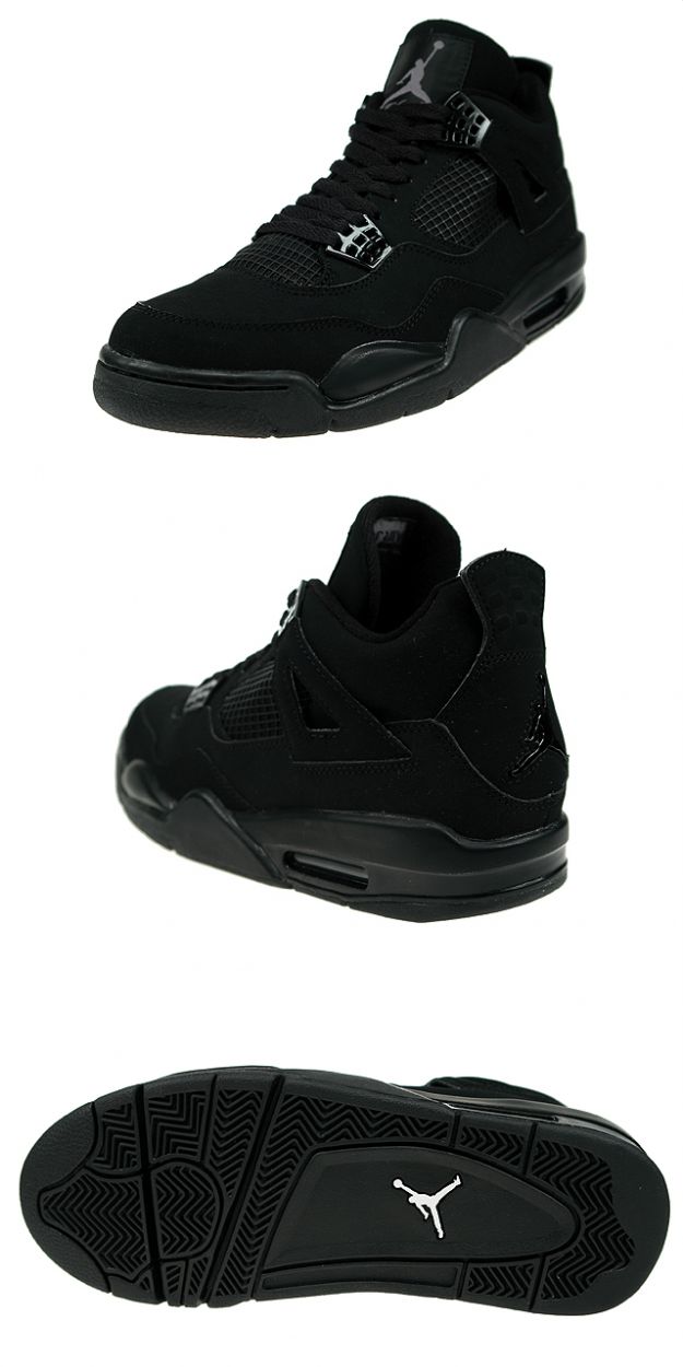 air jordan 4 retro black cat light graphite shoes for sale online - Click Image to Close